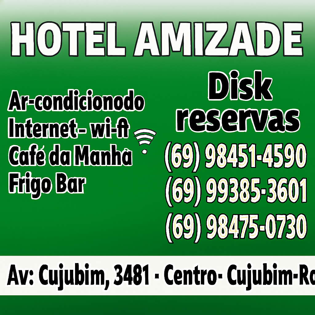 Contato – Hotel Amizade em Cujubim