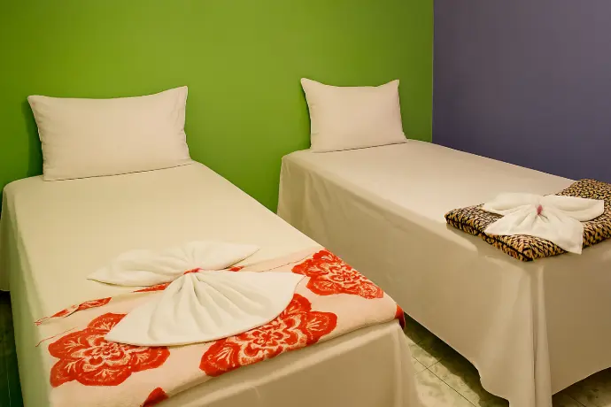 Quartos do Hotel Amizade – Casal, Duplo e Familiar